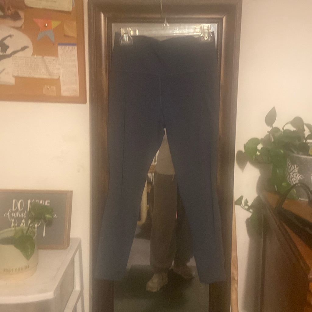 Athleta Light Blue Leggings. Small Petite.